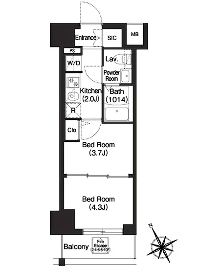 コンフォリア・リヴ根岸二丁目 604
