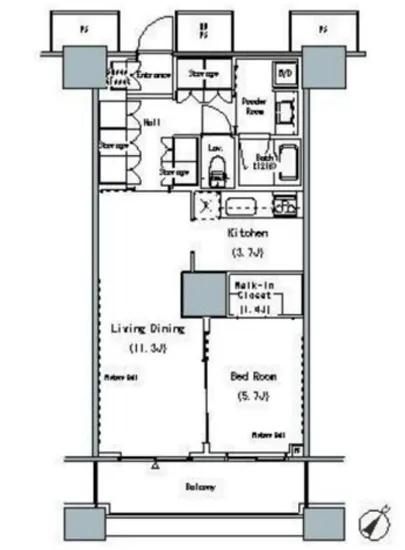 THE TOKYO TOWERS MID TOWER 807