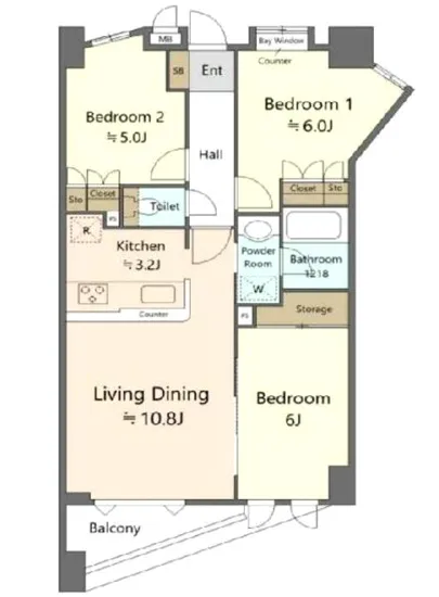 グランシティ勝どきアーバンオアシス 8F