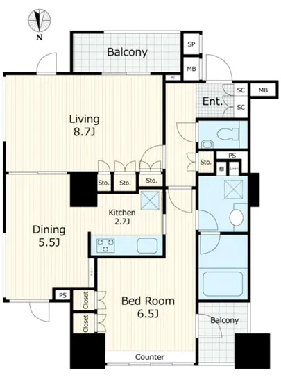 クオリア神南フラッツ 807