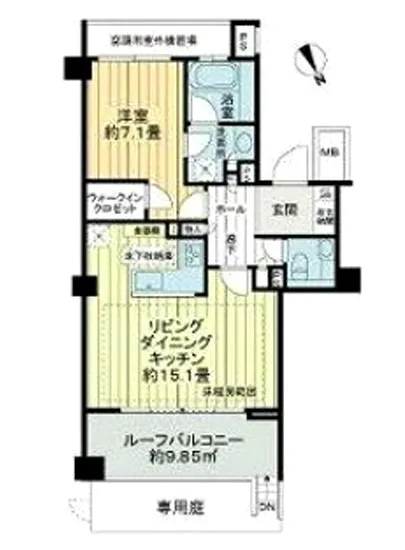 ライオンズガーデン四谷津の守坂 1F
