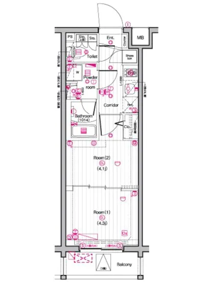 ザ・プレミアムキューブG東中野 329