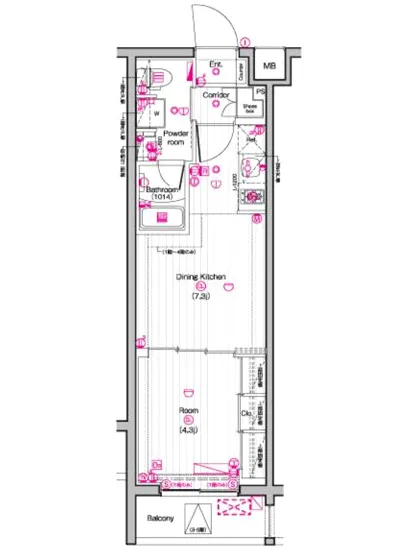 ザ・プレミアムキューブG東中野 224