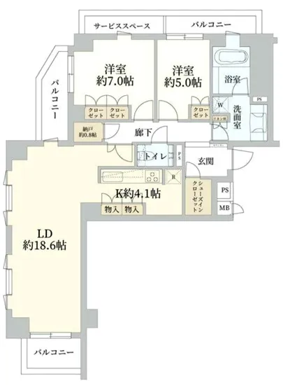 ジオグランデ代々木の杜 1F