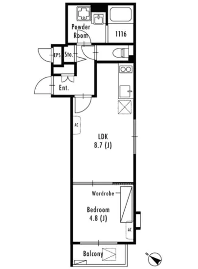 パセオ高田馬場4 201