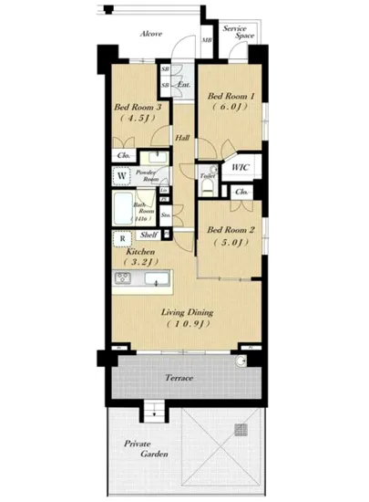ザ・パークハウス上北沢 1F