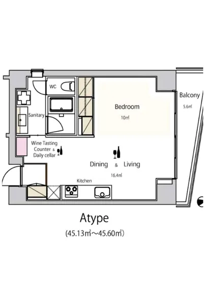 ワインアパートメント 601