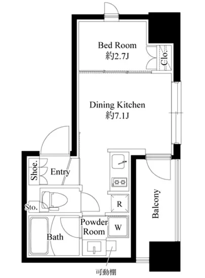グランパセオ八丁堀2 301
