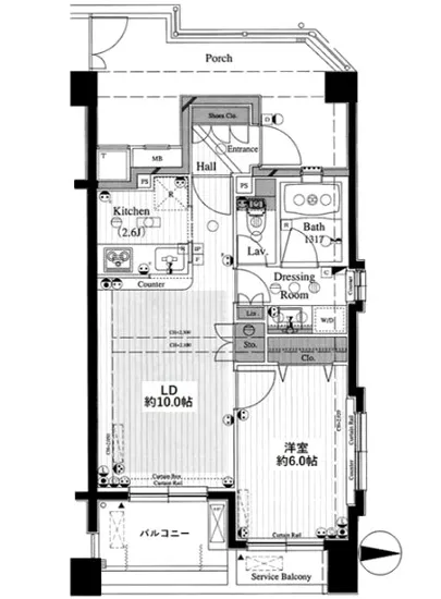 シーズクロノス新宿戸山 2F