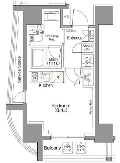 ザ・パークハビオSOHO南青山 901