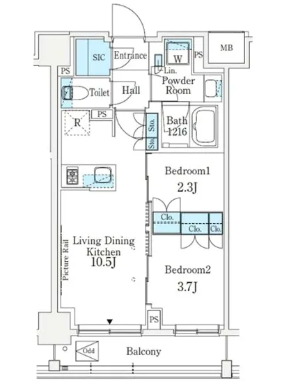 J.GRAN Court品川西大井EAST 705