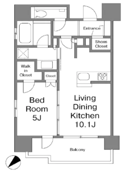 リストレジデンス築地 4F