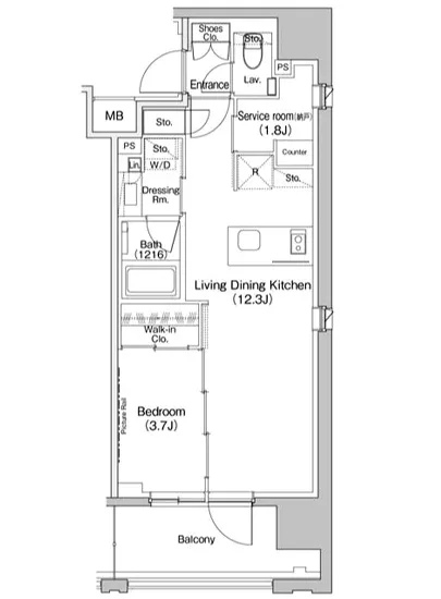 ザ・パークハビオ上北沢 1205
