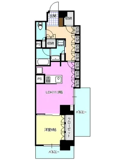 パレステージ文京江戸川橋 4F