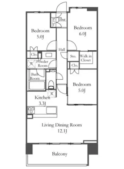 ザ・パームス祐天寺マスタープレイス 7F