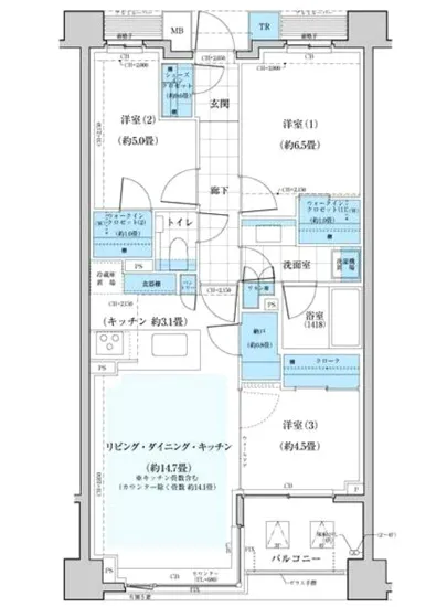 パークホームズ市ヶ谷ヒルトップレジデンス 3F