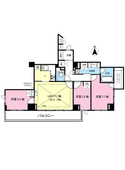 パークハウス池田山公園白金台の杜 E-9F