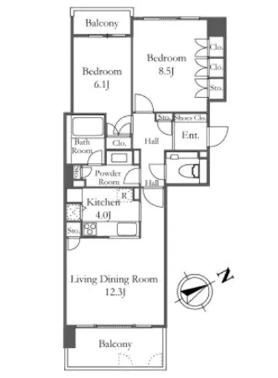ファミールコート白金タワーズ 3F