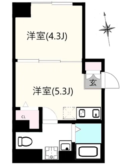 クリアル新富町 401