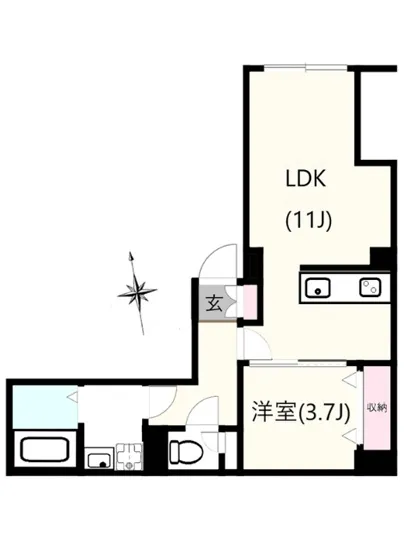 クリアル新富町 102