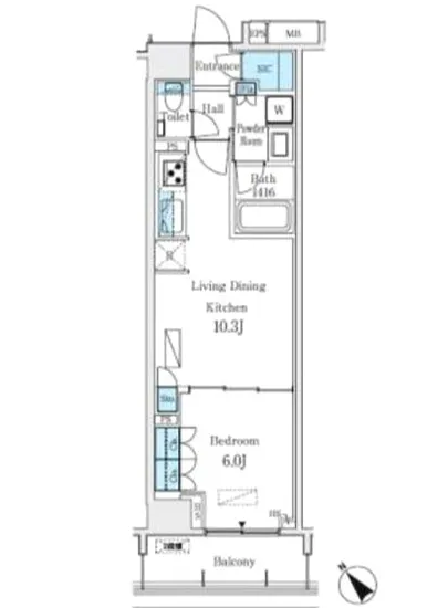 オープンレジデンシア日暮里 402
