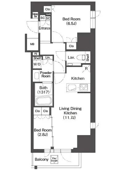 レフィールオーブ代々木 1301