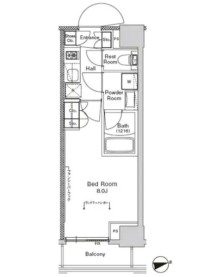 プラウドフラット門前仲町5 406