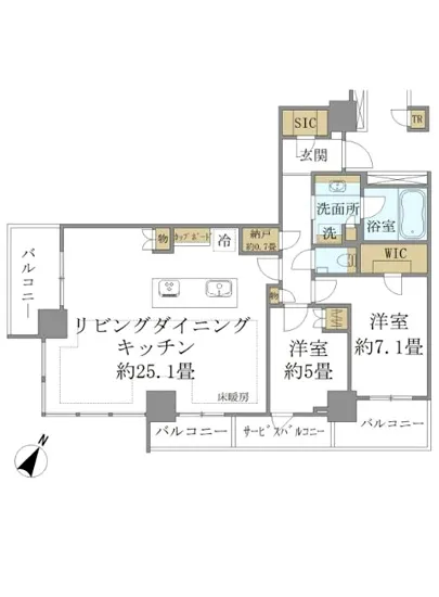ブリリアザタワー東京八重洲アベニュー 1913