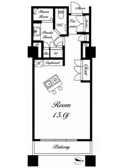 シティフロントタワー 8F