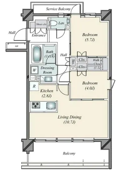 ローレルアイ白金 6F