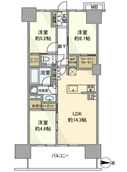 メイツ深川住吉 5F