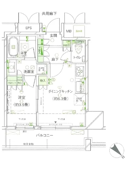 レフィール築地レジデンス 407