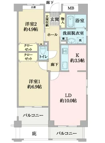 オーバルコート大崎ビュープラザ 301