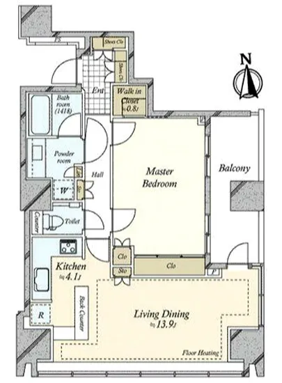 パークタワー芝公園 14F