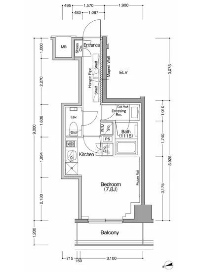 ザ・パークハビオSOHO祐天寺 604