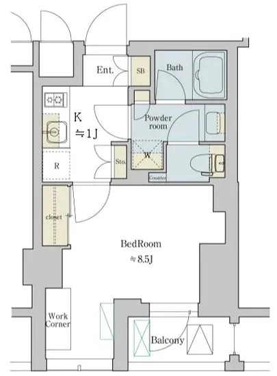 ブリリアイスト渋谷本町 303