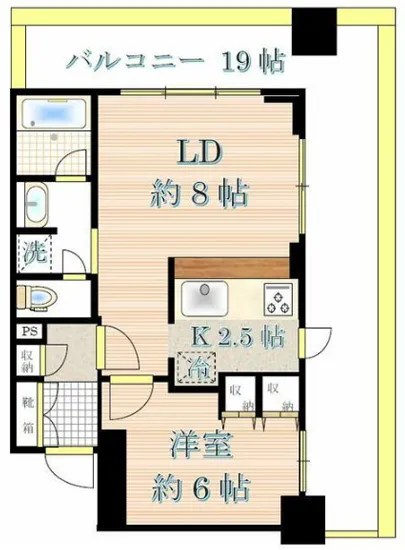 ティックスタワーウエノ 17F