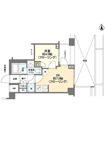 オープンレジデンシア中目黒 1F