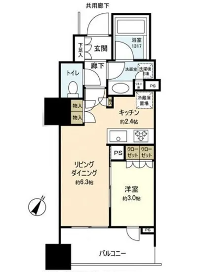 ウェリスタワー千代田岩本町 203
