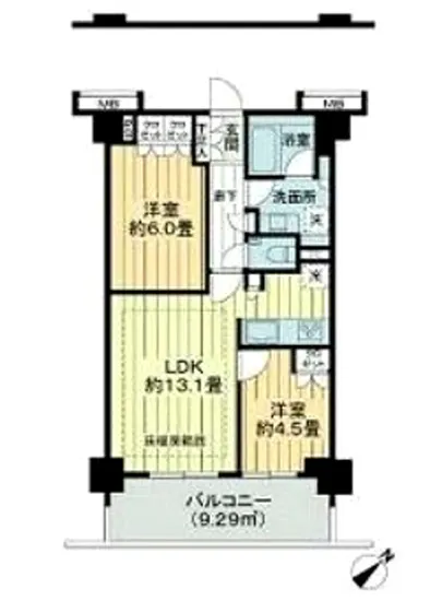 グレンドール新宿牛込柳町 2F