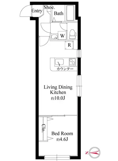ディスティーノレジデンシア荒川 402