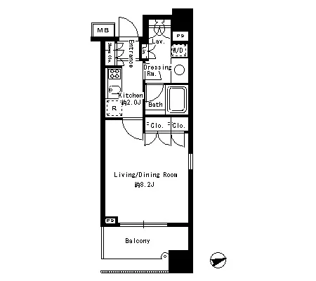 パークアクシス青山骨董通り 202