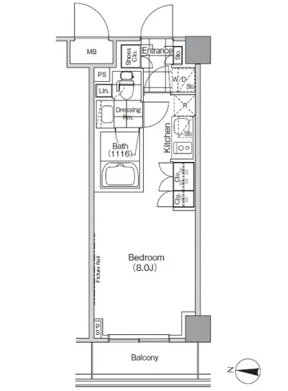 ザ・パークハビオ高円寺 208