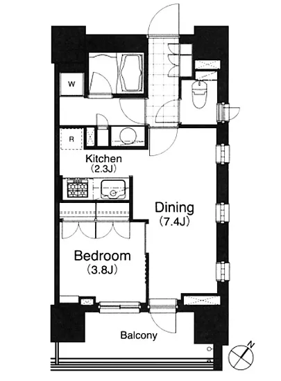 アパートメンツ千駄木 205