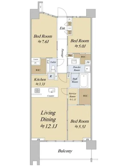 ガーデンヒルズ四ツ谷迎賓の森 4F