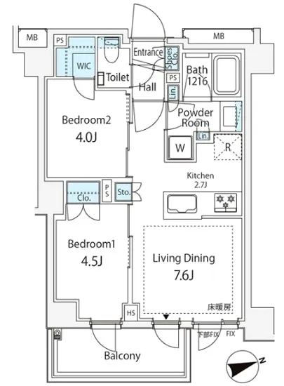 オープンレジデンシア恵比寿コート 405
