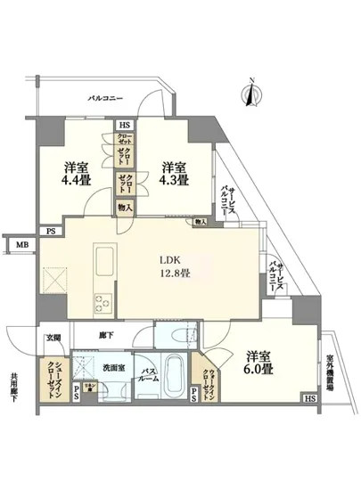 オープンレジデンシア町屋 5F