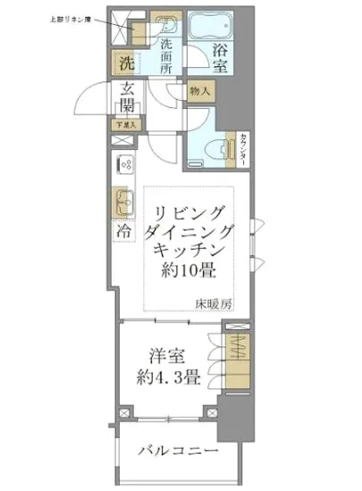 ルジェンテ新宿御苑前 1304