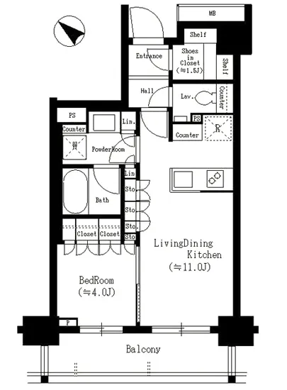 パークリュクス日本橋 404