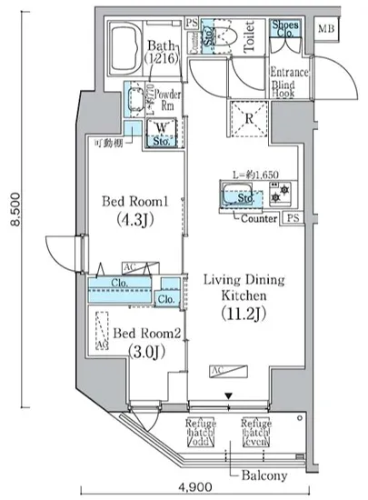 プライムブリス蔵前 203